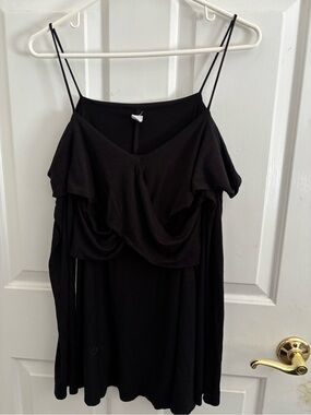 CY Fashion Black Long Sleeve Top